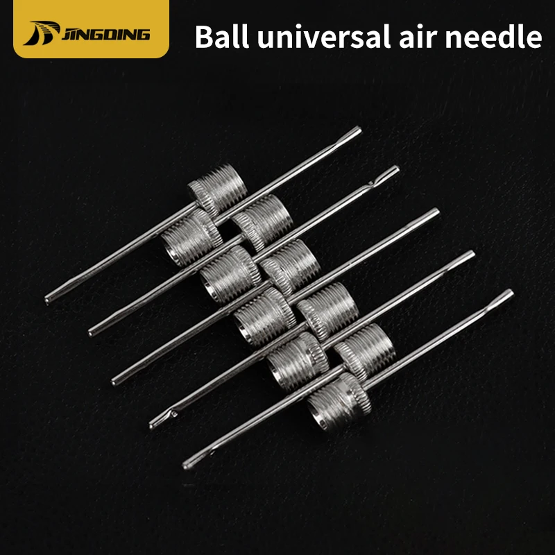 New Sport Ball Inflating Pump Needle For Football Basketball Soccer Inflatable Air Valve Adaptor Stainless Steel Pump 5/10/20PCS