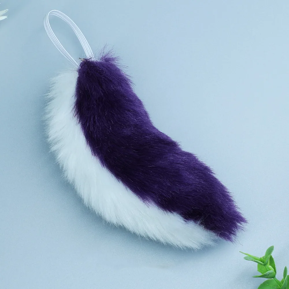 Headwear 20cm Plush Doll Headwear Ear Black White Tails Idol Doll Headwear Cat Ear Cat Wolf Ears Soft Headwear for Cotton Doll