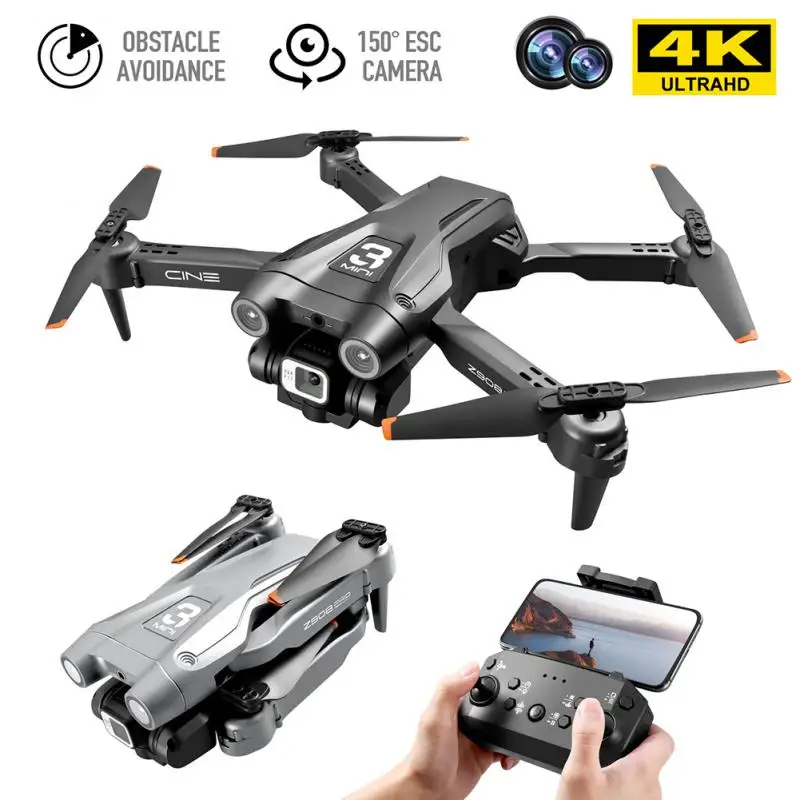 Lenovo Z908 Pro Drone 2.4Gh Wifi Mini Drone 4K Fotocamera Professionale Evitamento Ostacoli Droni Rc Telecomando Quadcopter Toys