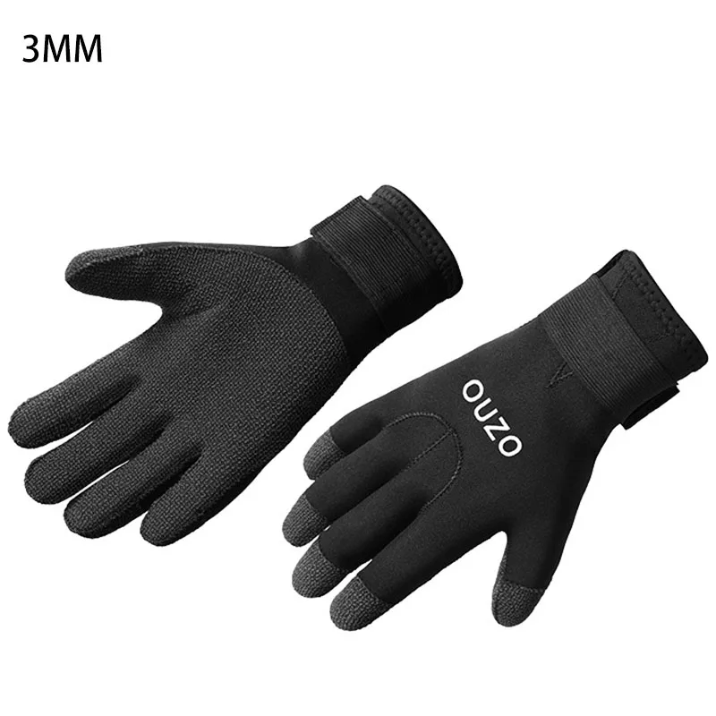 Men's 3mm Kevlar Diving Gloves Cut Resistant Wearproof Fish Hunting Gloves Keep Warm Neoprene Gloves Underwater Activities trianglelab kevlar reinforced self lubricating wear resistant v wheel for voron prusa mk3s ender 3 cr 10 3d printer