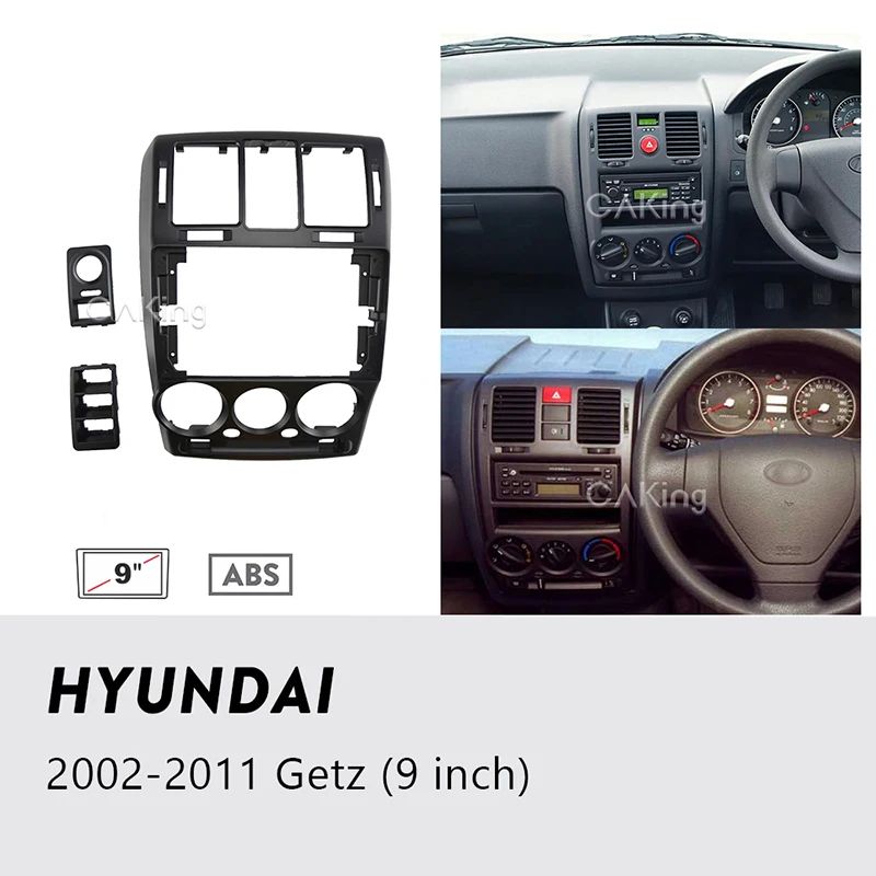 7/9 inch Car Fascia Radio Panel for HYUNDAI GETZ 20022011 Dash Kit