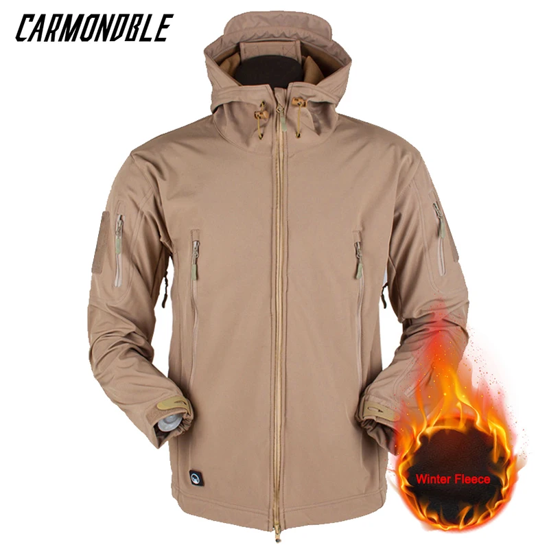 CARMONDBLE Camouflage Cycling Jacket Windproof Waterproof Bicycle Windbreaker THermal Bike Clothing