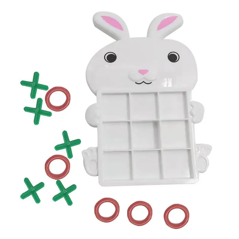 

XO Chess Board Game Tic-Tac-Toe Game Travel Portable Pocket Board Games Classic Toys Party Favors Toy