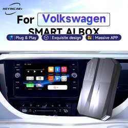 2024 HEYINCAR Smart AI Box Wireless Android Auto CarPlay  For Volkswagen Tiguan Jetta ID.4 Golf Atlas Taos Arteon For YouTube TV