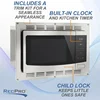 RecPro RV Kitchen Air Fryer & Convection Microwave with Trim Kit | 1.0 Cu. Ft. | 120V | 6 Cooking Modes (Stainless Steel) 3