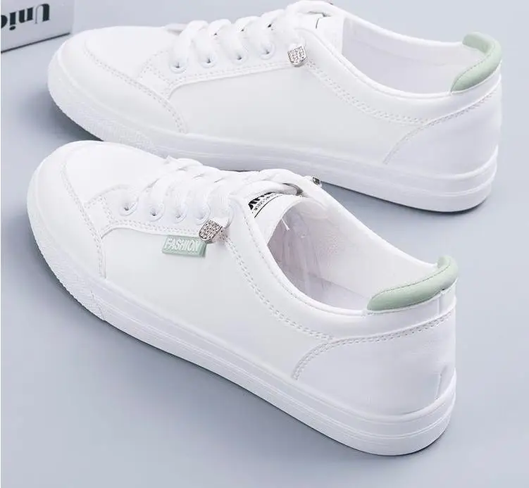 Women Sneakers Women's Vulcanize Shoes Spring  Autumn Breathable Flats Solid Color Mesh Shoes Young Woman Casual White Shoes 