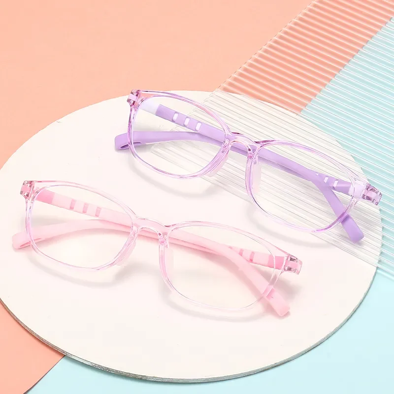 

Детские очки в Антибликовой оправе, прозрачные антибликовые очки с защитой от синего света, для мальчиков и девочек