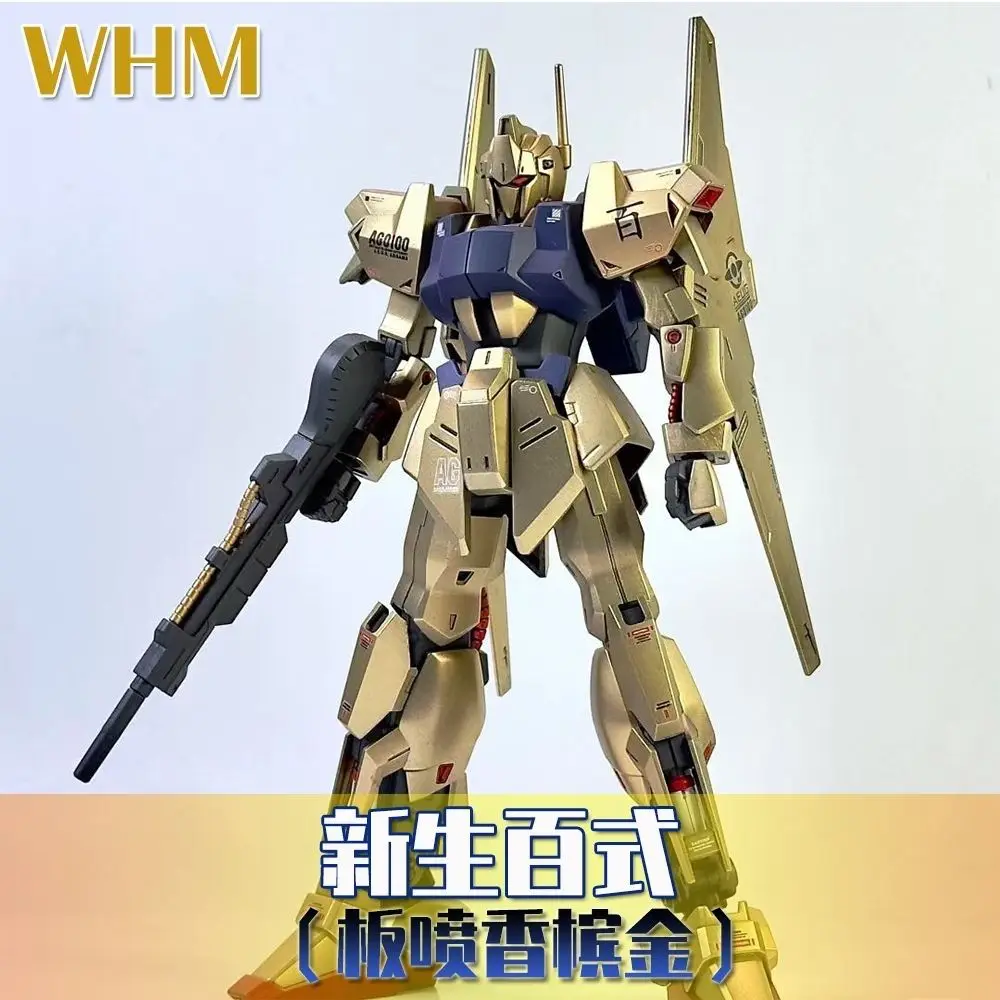 HG 1/144 Hyaku Shiki Champagne Gold Mobile Suit Model Kit Zeta
