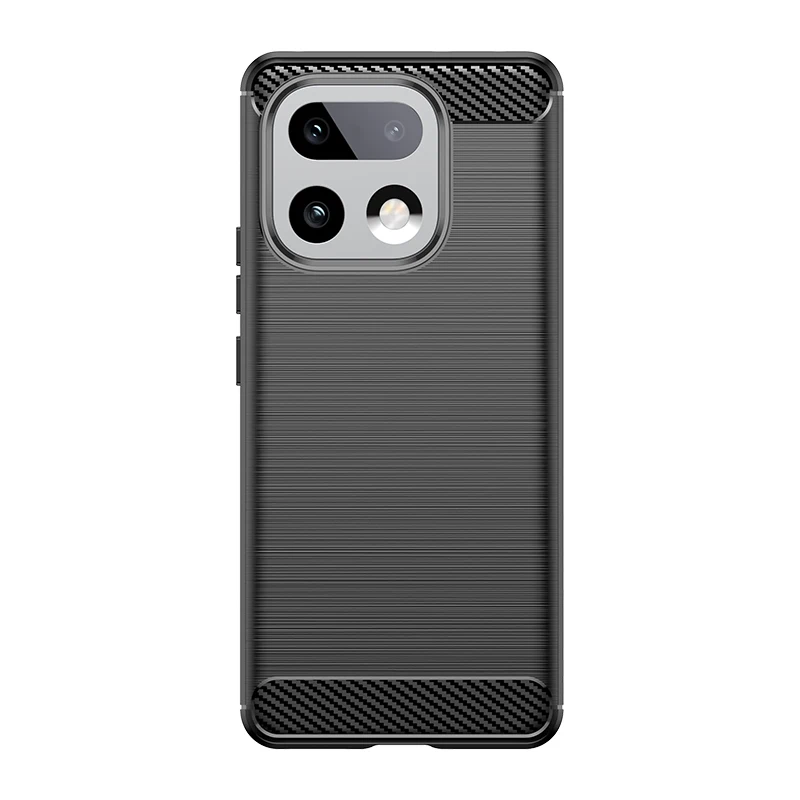 Carbon Fiber Soft Silicone Phone Bumper Case - Premium Protection Cover