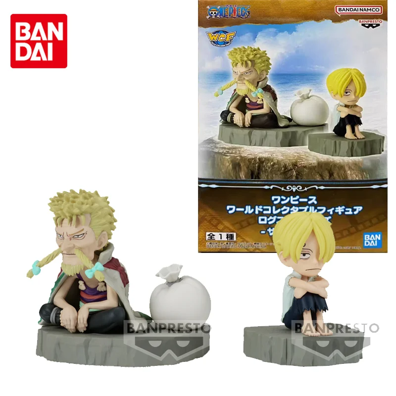 

Bandai Original WCF ONE PIECE Zeff Sanji Anime Action Figure Toys For Boys Girls Kids Children Birthday Gifts Collectible Model