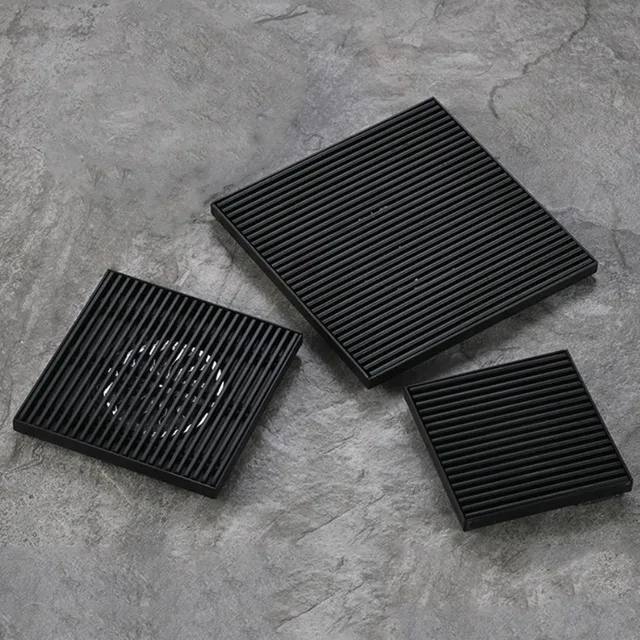 ท่อระบายน้ําชั้น 10/12/15/20 ซม.,304 สแตนเลสสตีลสแควร์ป้องกันกลิ่นห้องน้ําห้องอาบน้ําระบายน้ําท่อระบายน้ําชั้น,  1