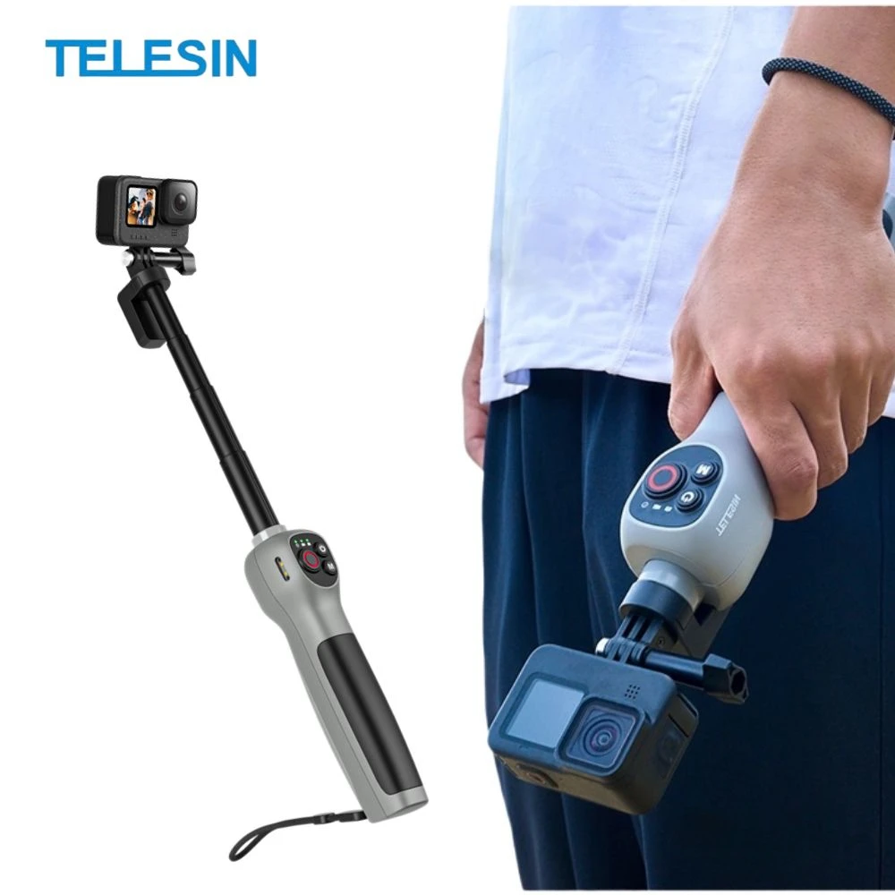 TELESIN 30M Diving Selfie Stick Remote control For Gopro Hero 13 12 11 10 9 8 Gopro Accessories