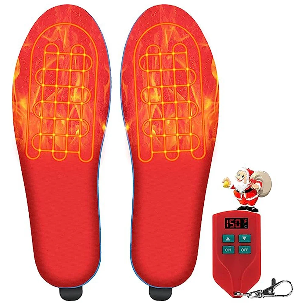 

[US Dropshipping] Electric Heating Insole Can Be Cut And Charged 2000mAh Winter Foot Warmer Hunting Camping Work Outdoor Sports