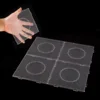 4PCS 5mm Fuse Beads Boards, Large Clear Pegboards Kits, with Gift Roning Paper, Perler Hama Beads Template Tool Diy Toy 5