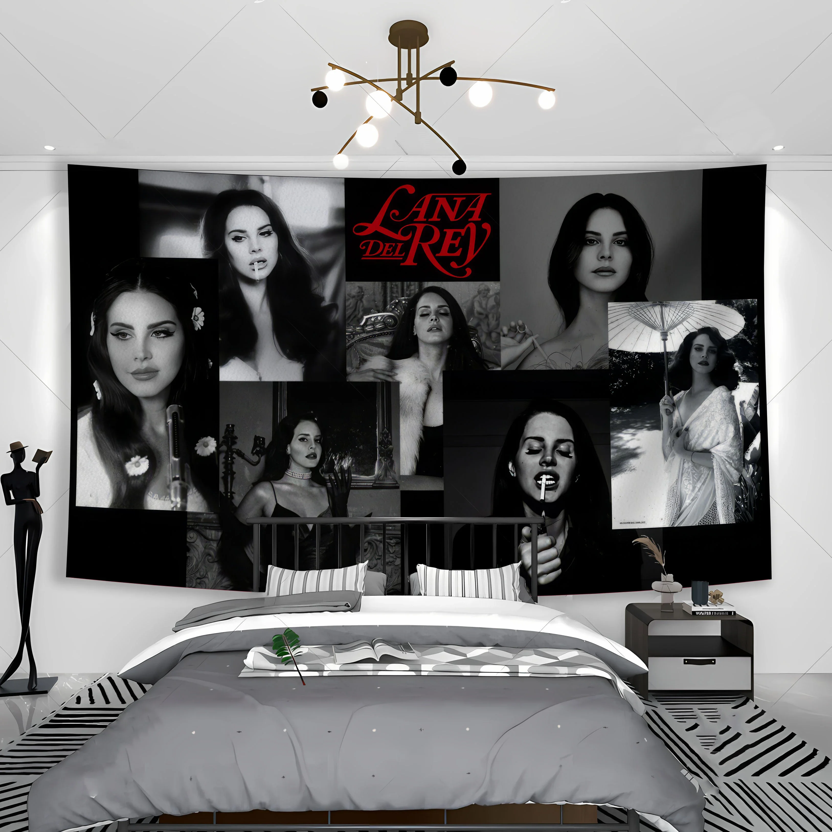 Ultraviolence Lana Del Reys Wall Decor Painting Tapestry Banner Flag Room Decoration Aesthetic Home Garden Meme,tapestry decor