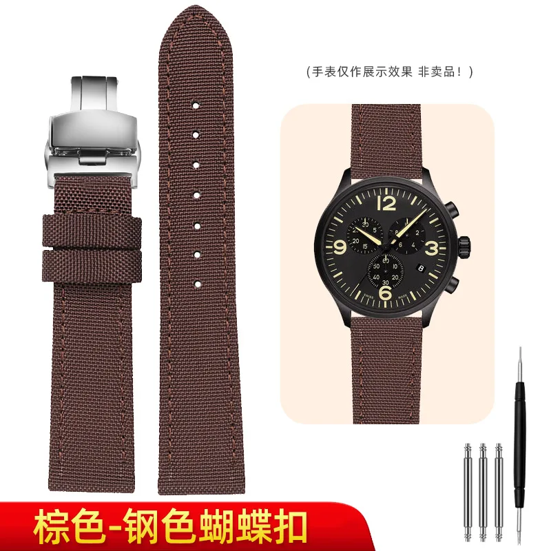 Versatile Nylon Leather Waterproof Canvas Wristband