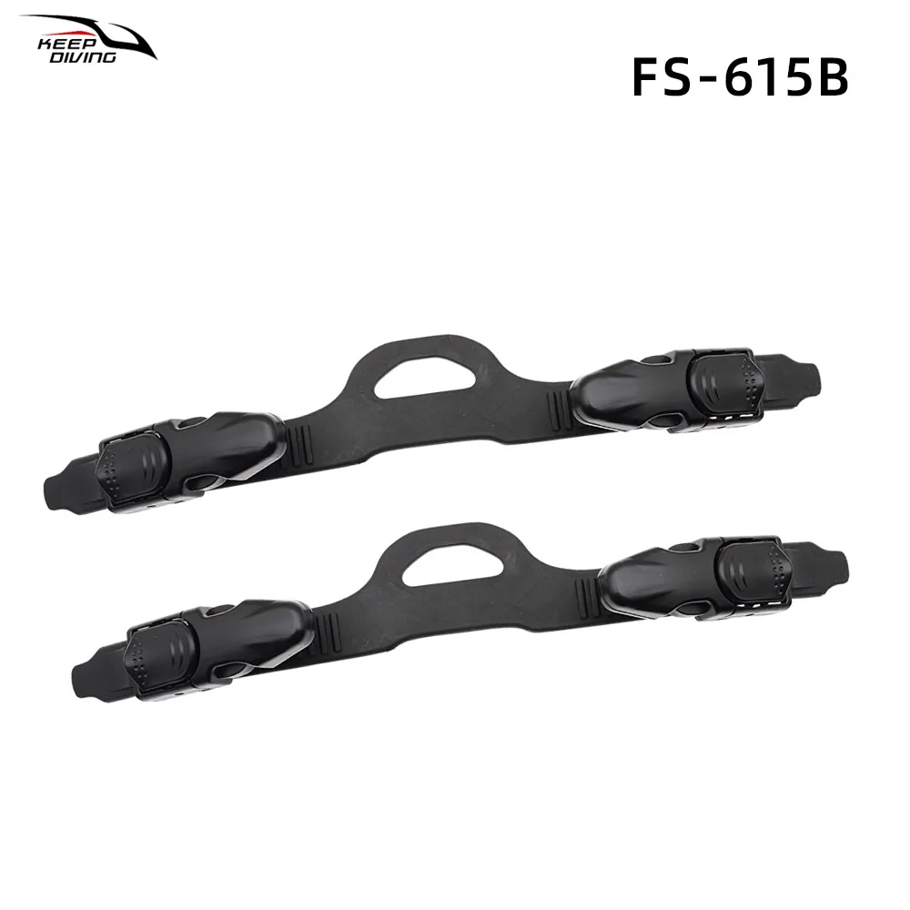 Adjustable Scuba Diving Fin Straps with Buckles (1 Pair)