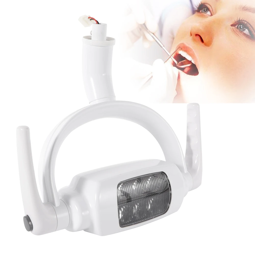 6 LED Bulb With Sensor Oral Light Color Temperature Adjustable Dental Implant Surgery Lamp For Dental Unit Chair Medical Flashlight