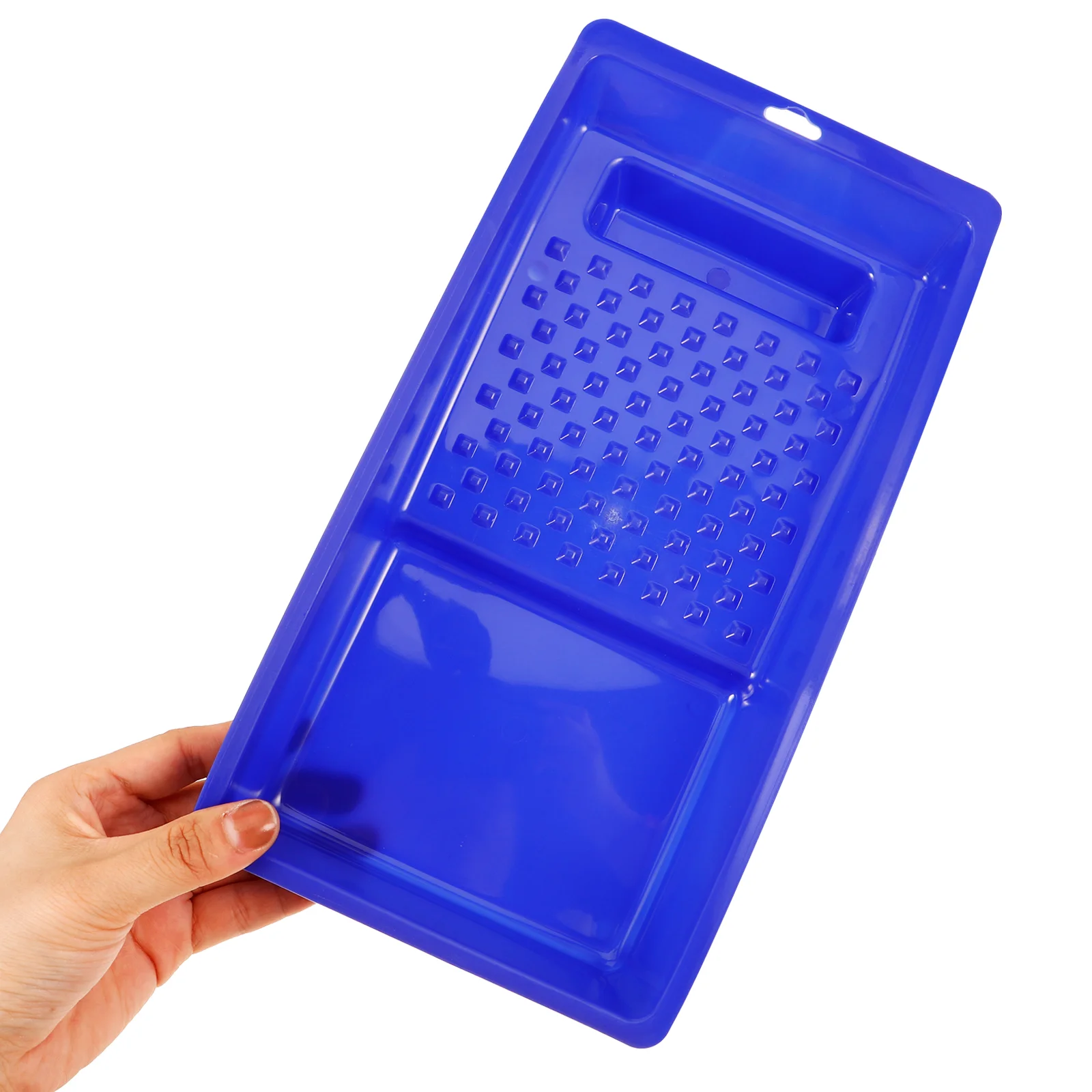Paint Tray Holder Blue Drawing Tool Storage Container Paintbrush Holders Plastic Wall Painting Mixing for