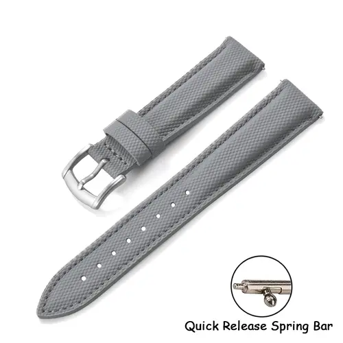 New Coated Sailcloth Strap 18/19/20/22mm Sport Fabric Waterproof WristBand Universal Accessories For Smart Watch Huawei/Samsung - Image 12