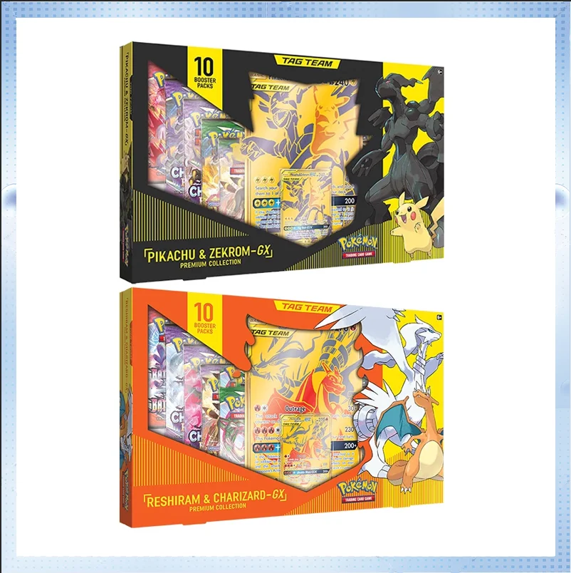 

Pokemon Card PTCG American Version English Card Charizard White Dragon Black Dragon Pikachu Gold Card Collection Box Big Card