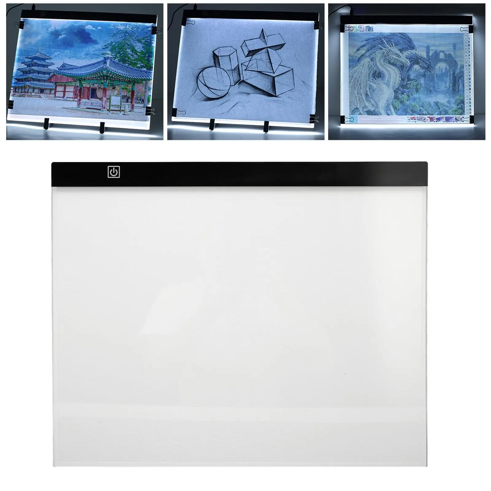 그림 스케치용 USB 파워 트레이서, 밝기 조절 가능, 12000K LED A3 라이트 보드