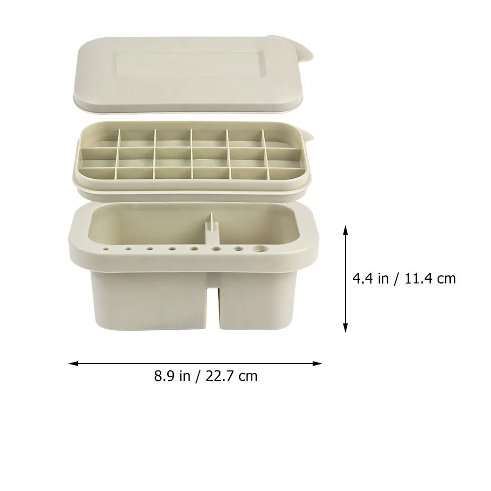 공간 절약형 3-in-1 페인트 브러시 세척기 (색상 혼합 기능 포함) - 예술가용 페인트 브러시 클리너 플라스틱 페인팅 버킷