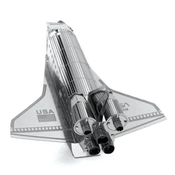 Intricate 3D Metal Puzzle DIY Kit - Creative Laser-Cut Jigsaw Toy (Space shuttle)