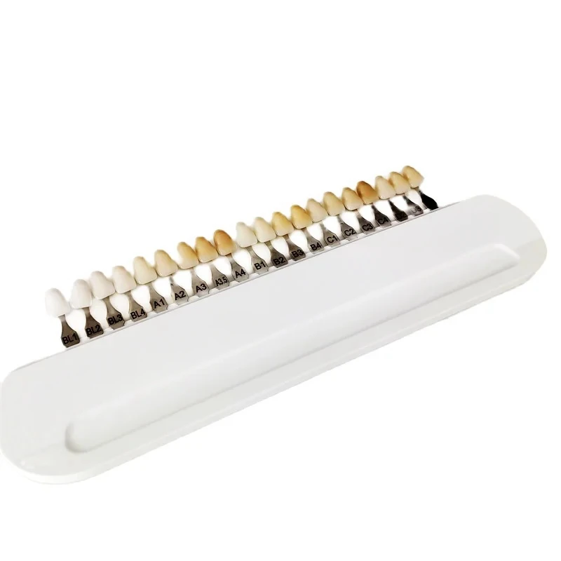Dental Teeth AD Shade Guide Porcelain Material Colorimetric Plate 20Color/9Color
