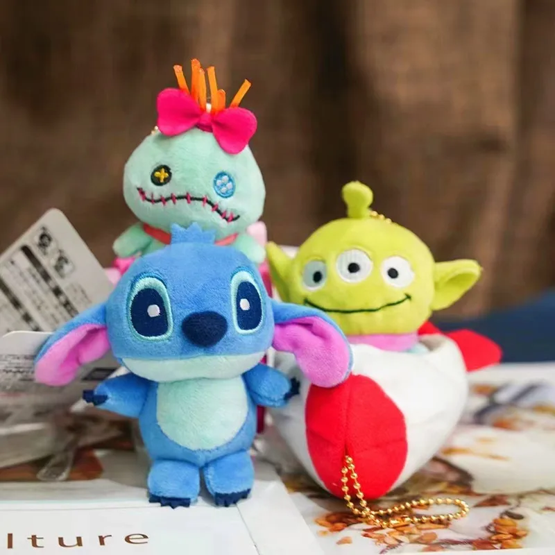 

Kawaii Disney аниме хобби инопланетянин Ститч искусственная милая плюшевая кукла сумка очаровательная кукла брелок подарок на день рождения