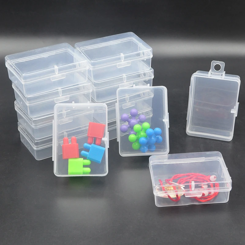 storage box Transparent plastic storage box small parts accessories sundries multi-purpose