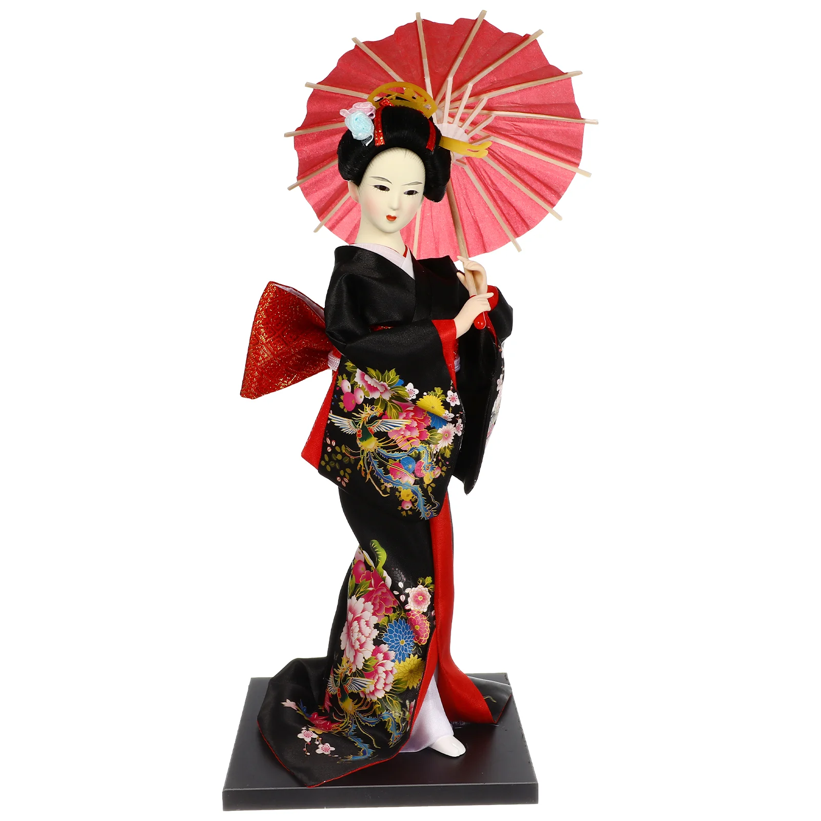 

Japanese Kimono Geisha Figurine Japanese Girl Statue Home Office Decoration