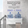 Wall-mounted stainless steel towel rack Ceramic washbasin hand dish Suitable for various scenes of the balcony or bathroom 4
