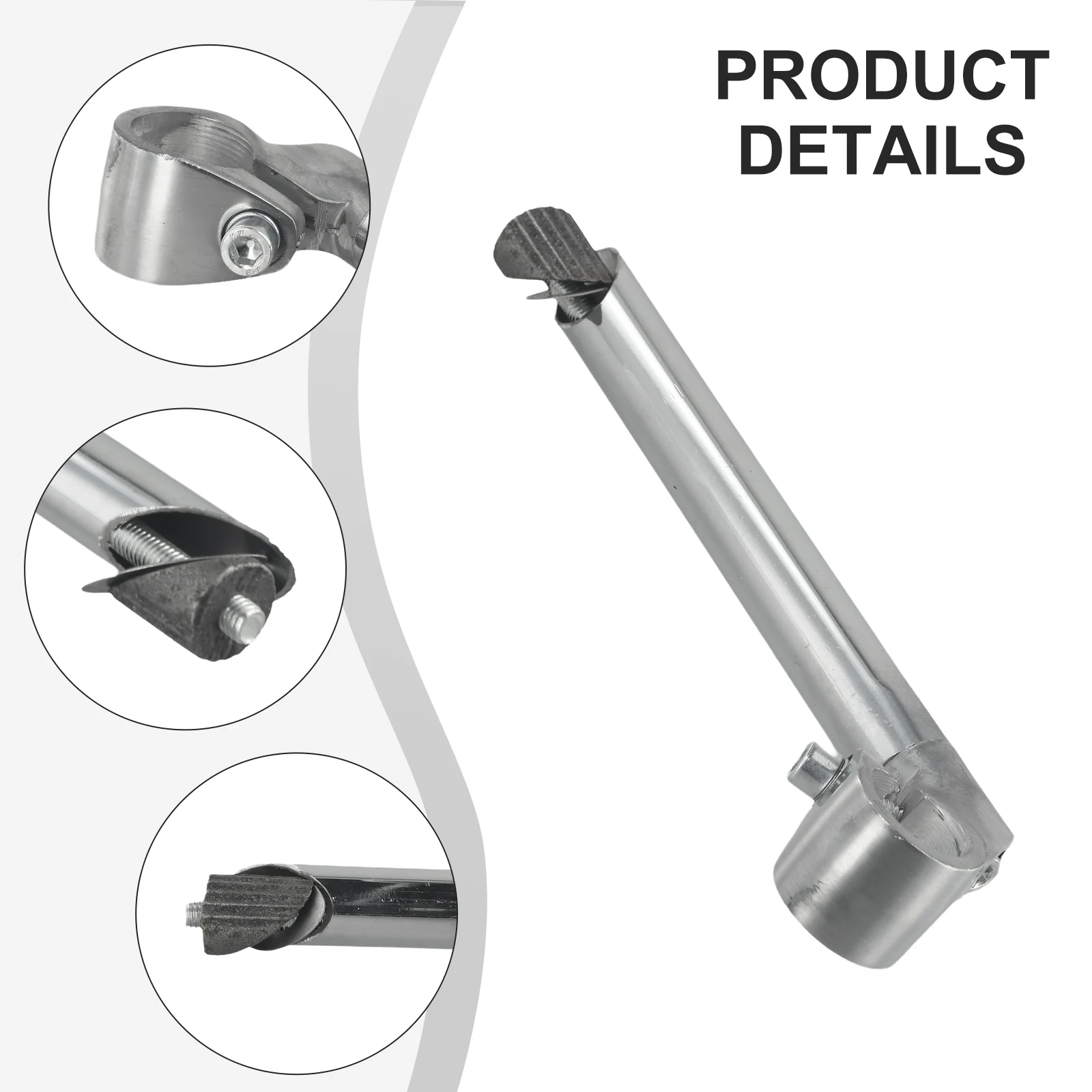 1x Bicycle Bike Quill Stem Riser 150/200mm Handlebar 22.2mm Folding Bike Stem Aluminum Alloy Front Fork Adapter Part Components