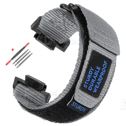 Versatile 16mm Soft Nylon Watch Band - Comfortable Wrist Belt Bracelet for All Genders (Grey)