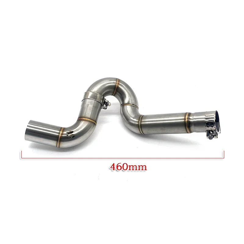 TRK 502 Motorcycle Exhaust Middle Link Pipe Muffler Sistemas De Escape Moto Exhaust Fit for Benelli 502C 502X TRK502 -