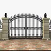 China Professional Iron Gates Modern Wrought Iron Doors Gate Iron Main Gate Designs 5