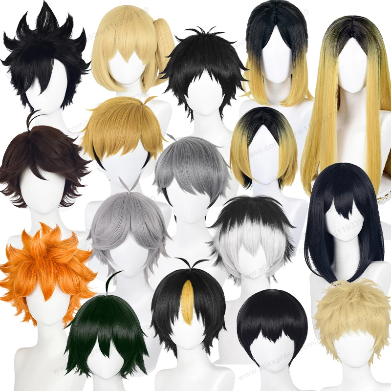 Anime-Inspired Cosplay Wig – Synthetic Hair