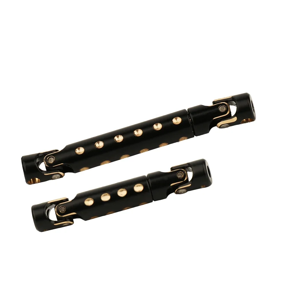 1/24 2pcs Brass black Coating Universal Joint Drive Shaft for Axial SCX24 C10 AXI00001 AXI00002 AXI00006 RC Crawler Upgrade Part 4
