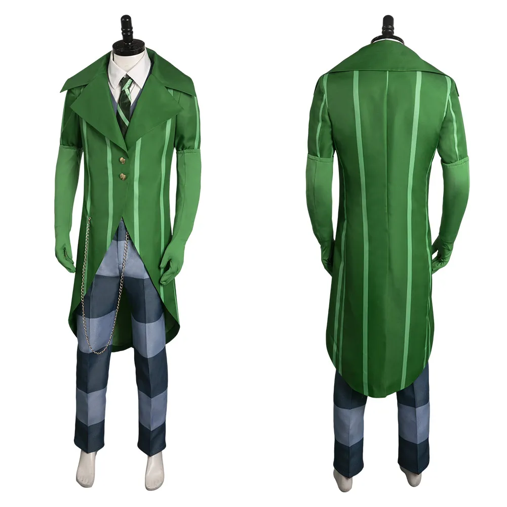 thumbnail image 4 of Disfraz de Cosplay de la película Dr. Seuss' Cos The Lorax Villain Onceler, traje verde para hombre, trajes de juego de rol, traje de carnaval de Halloween, 4 of 5