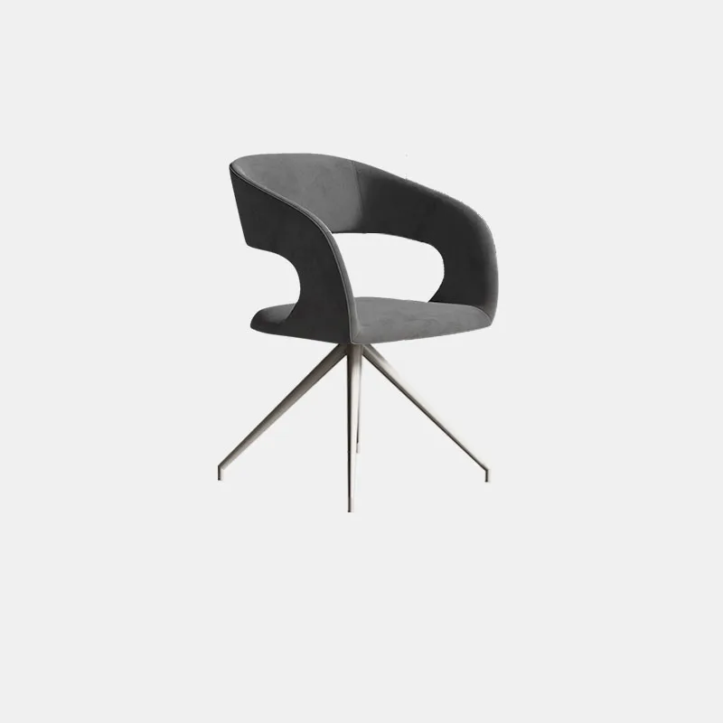 

Кожаная кожа, Современная Скандинавская комфортная гостиная, дизайнерские обеденные стулья для чтения, спальни, кухонная мебель Cadeira