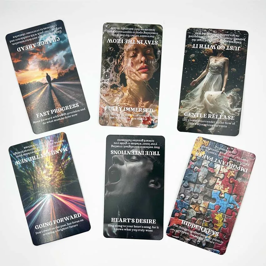 12x7 cm 80Pcs  Clarifying Life Situations Love&Career Readings  Oracle Deck Card Games No Manual 3