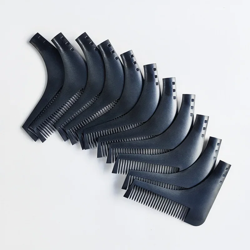 1PC Creative New Innovative Design Beard Shaping Tool Trimming Shaper Inbuilt Comb for Men's Beard Shaving Tool
