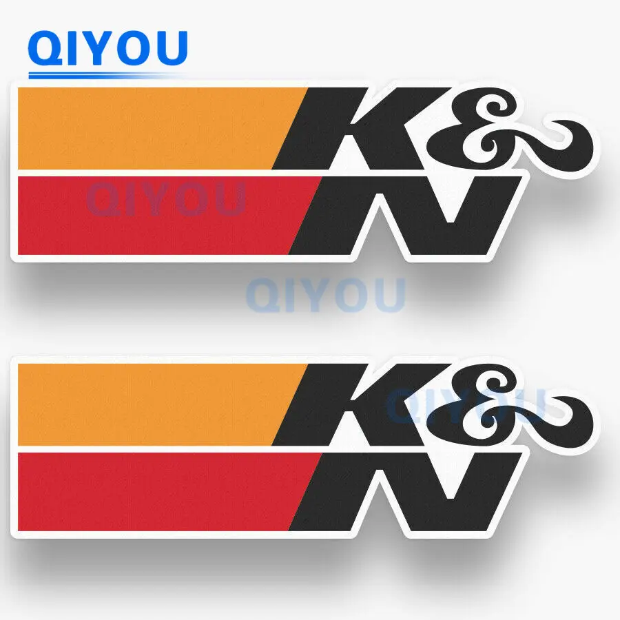 2 шт., автомобильные наклейки K & N для лобового стекла
