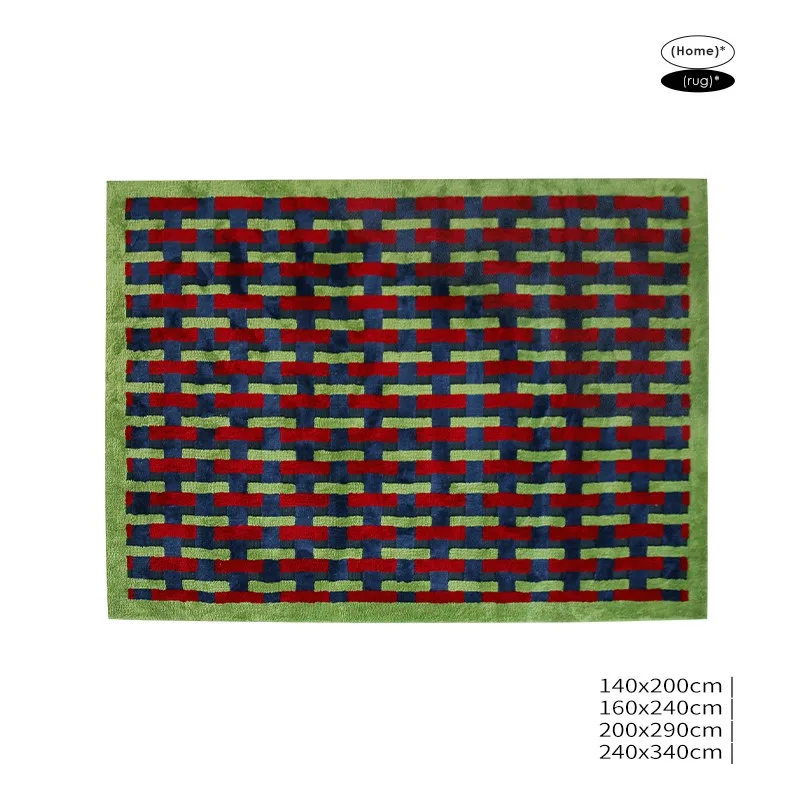 

Vintange style abstract geometric carpet , villa area rug