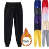 Men's Fleece Pants Sweatpants Joggers Winter Pants Trousers Side Pockets Elastic Waist Fleece Comfort Warm Daily Casual Unisex 1