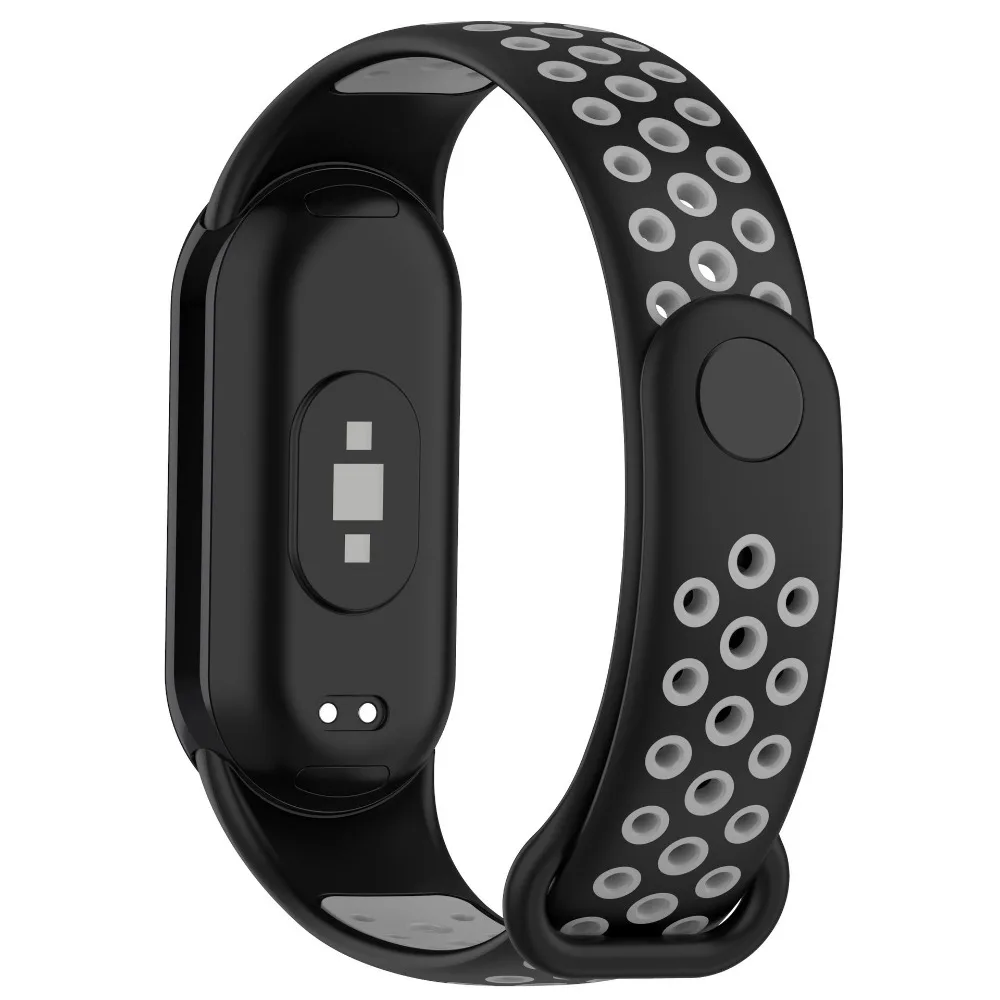 Two-Tone Silicone Smart Watch Replaceable Wristband and Sport Bracelet Accessories