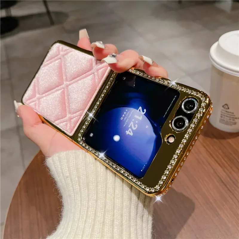 Electroplated Vintage Velvet Anti-Drop PU Leather Protective Cover
