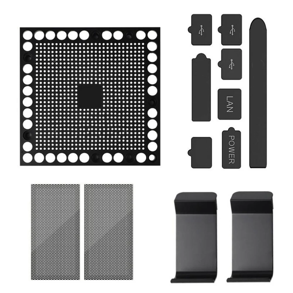 Coperchio Del Kit Di Tappi Per Jack Con Filtro A Rete Antipolvere Per Xbox Series X Console Di Gioco Accessori In Plastica Spine Pack Protector