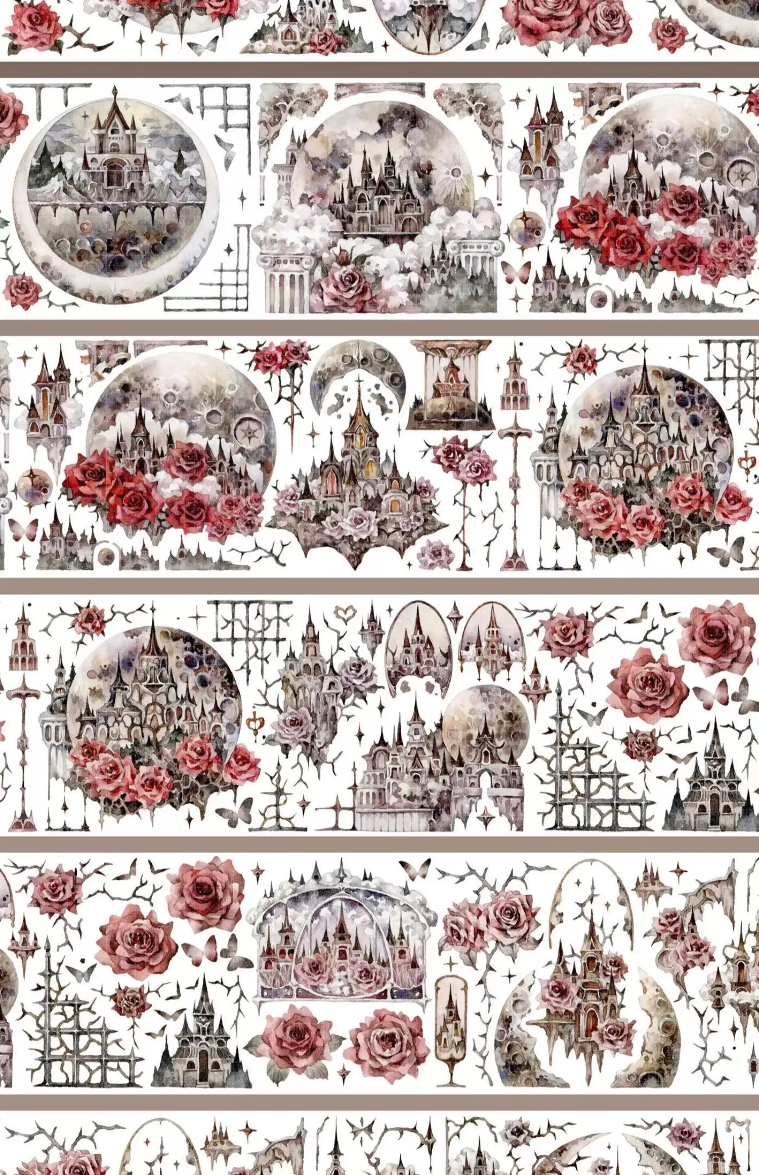 

Блестящая лента для домашних животных Dark Night Castle - Shell светильник Washi